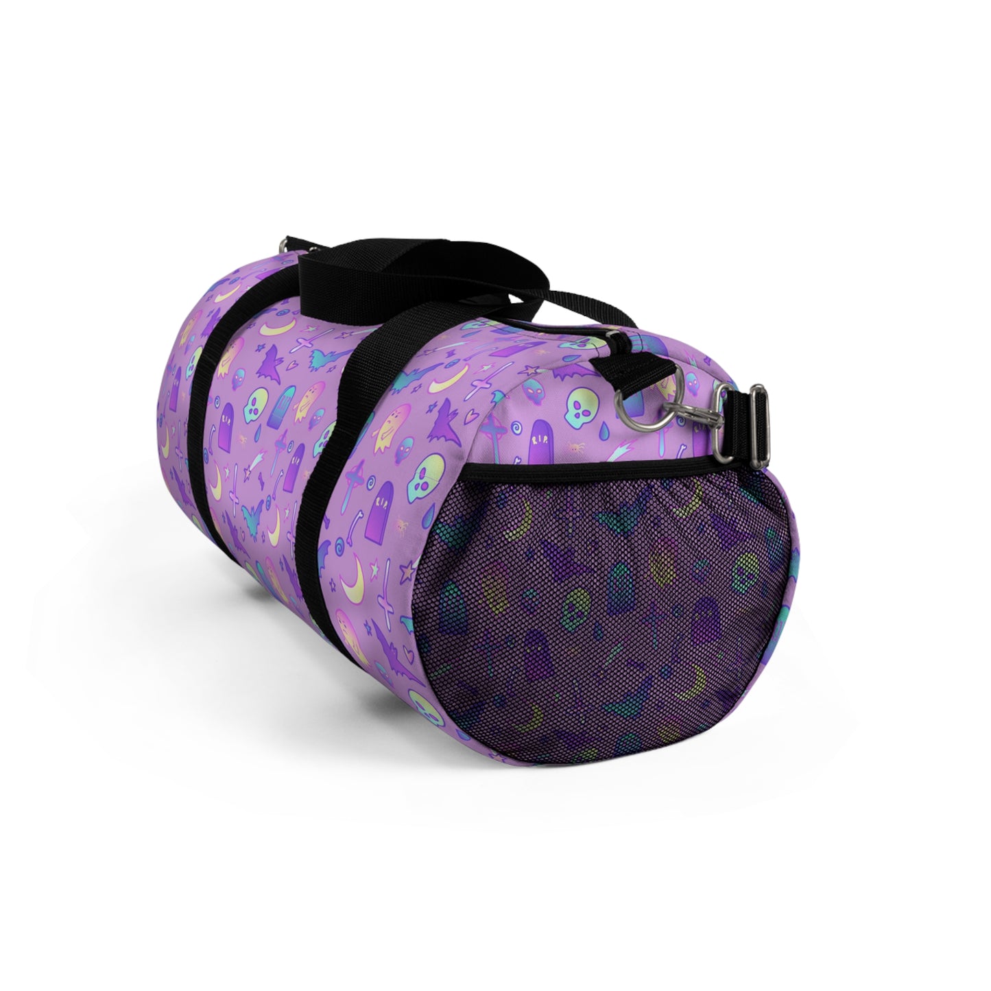 Violet Kawaii Pastel Goth Duffel Bag