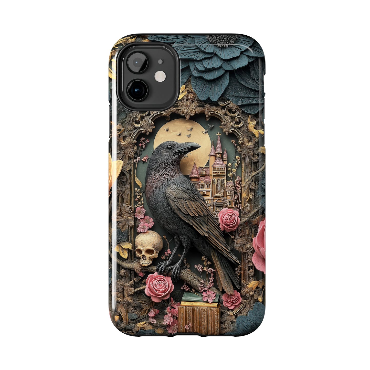 Gothic Raven Phone Case