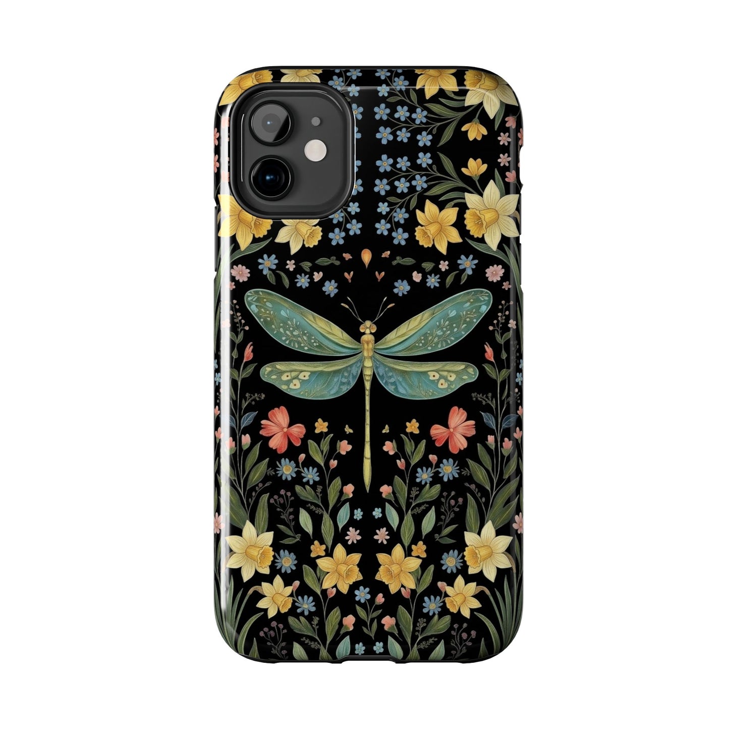 Dragonflies & Daisies Cottagecore Phone Case