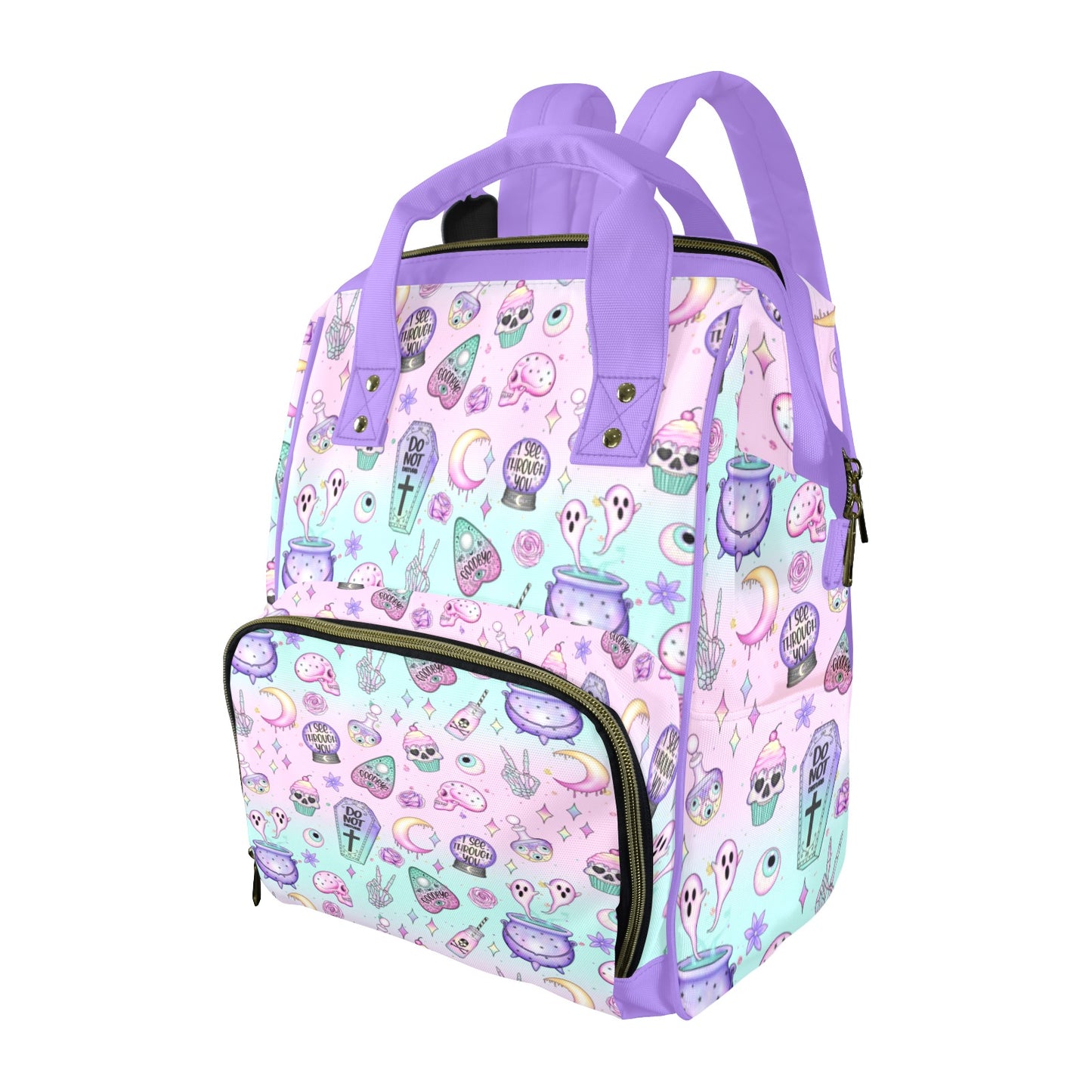 Pastel Kawaii Witchy Diaper Backpack
