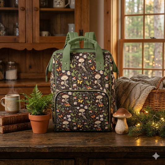 Goblincore Woodland Diaper Backpack