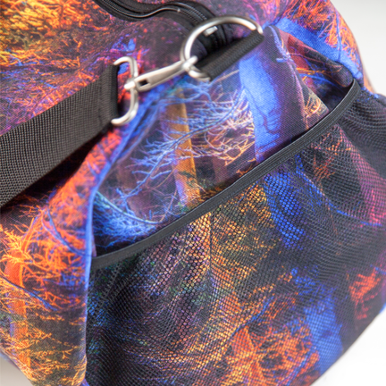 Vintage Dark Roses Whimsigoth Duffel Bag
