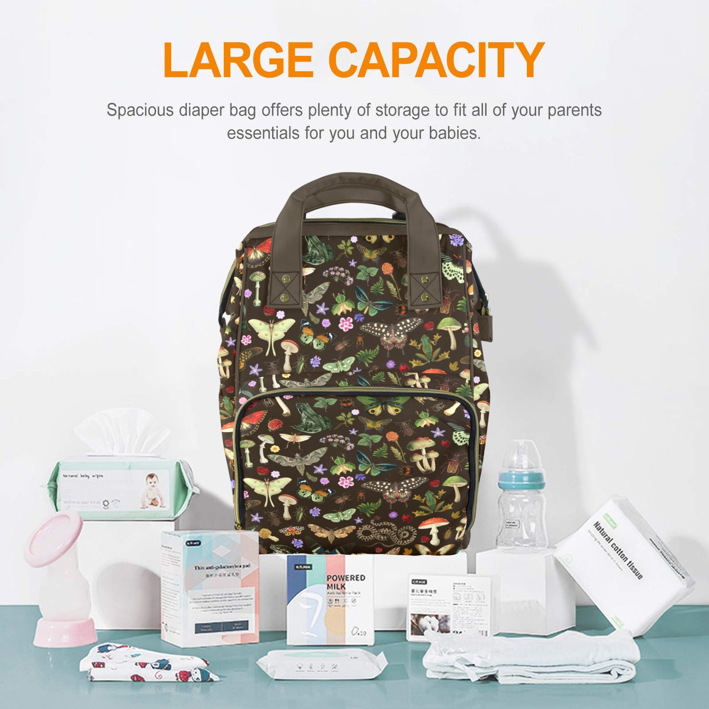 Vintage Naturalist Diaper Bag