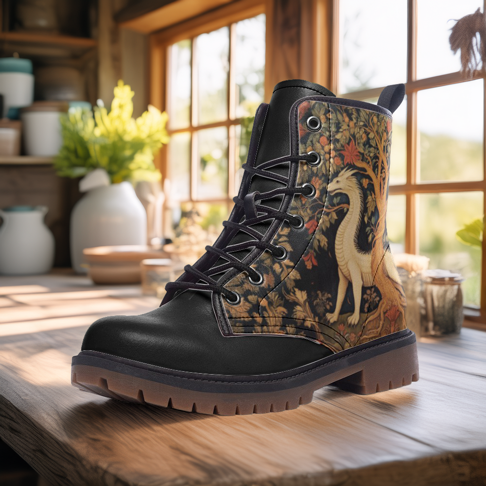 Medieval Dragon Vegan Boots