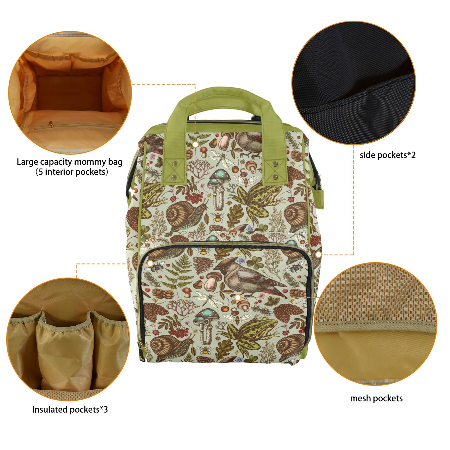 Enchanted Forest Diaper Backpack