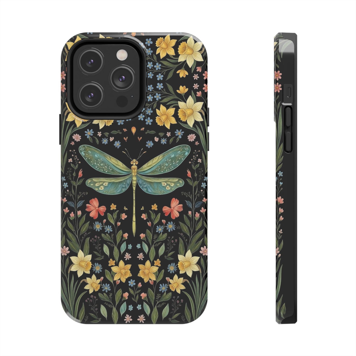 Dragonflies & Daisies Cottagecore Phone Case