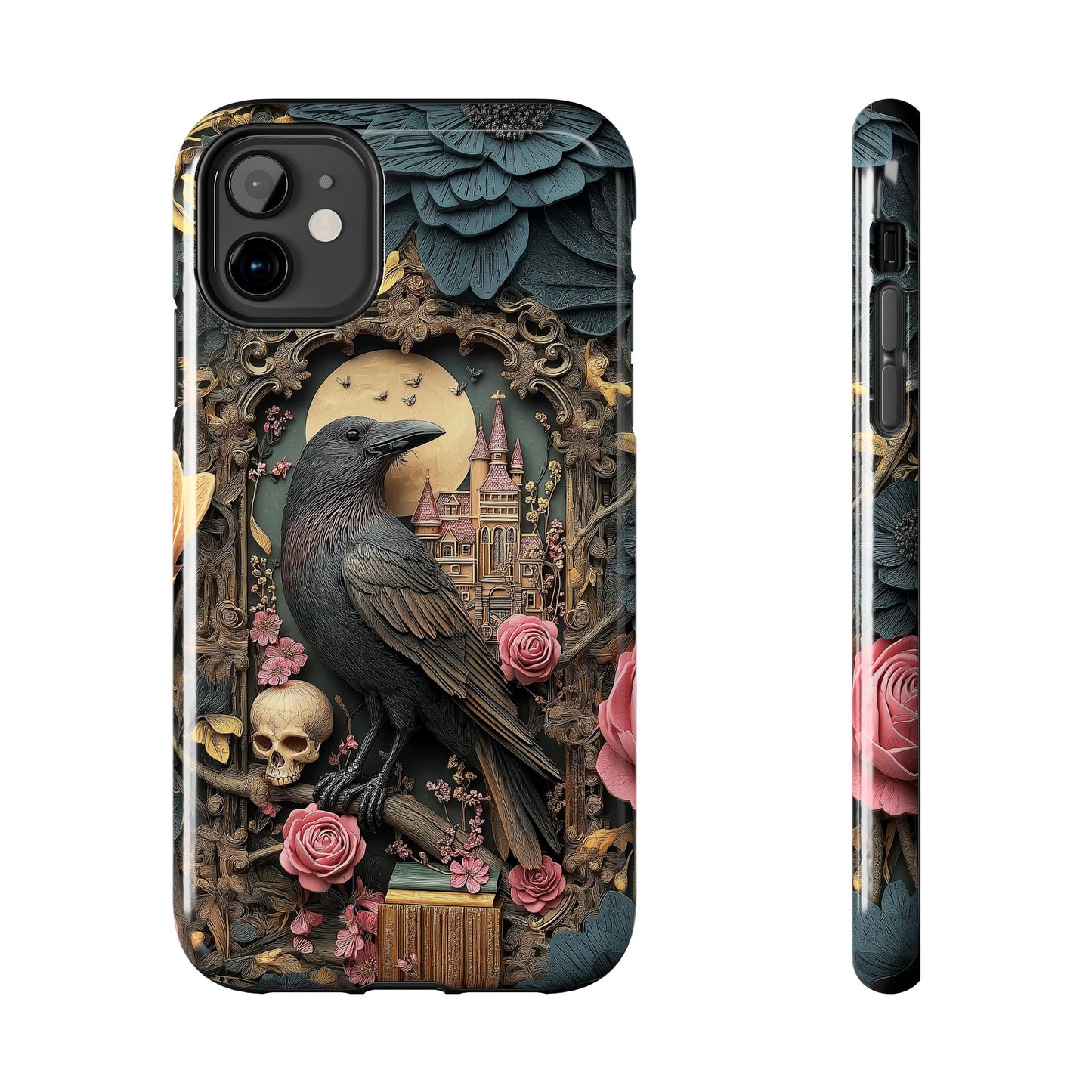 Gothic Raven Phone Case