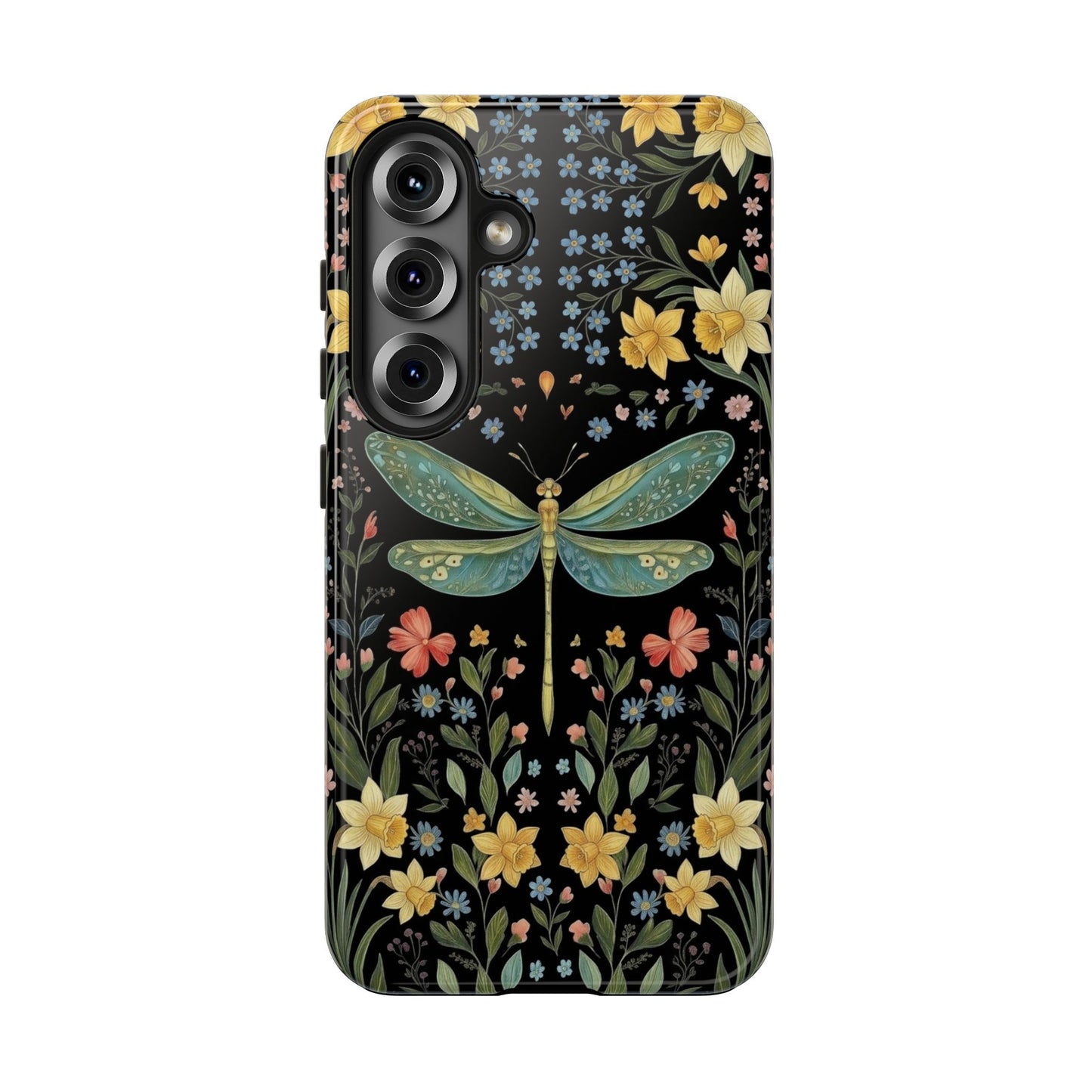 Dragonflies & Daisies Cottagecore Phone Case