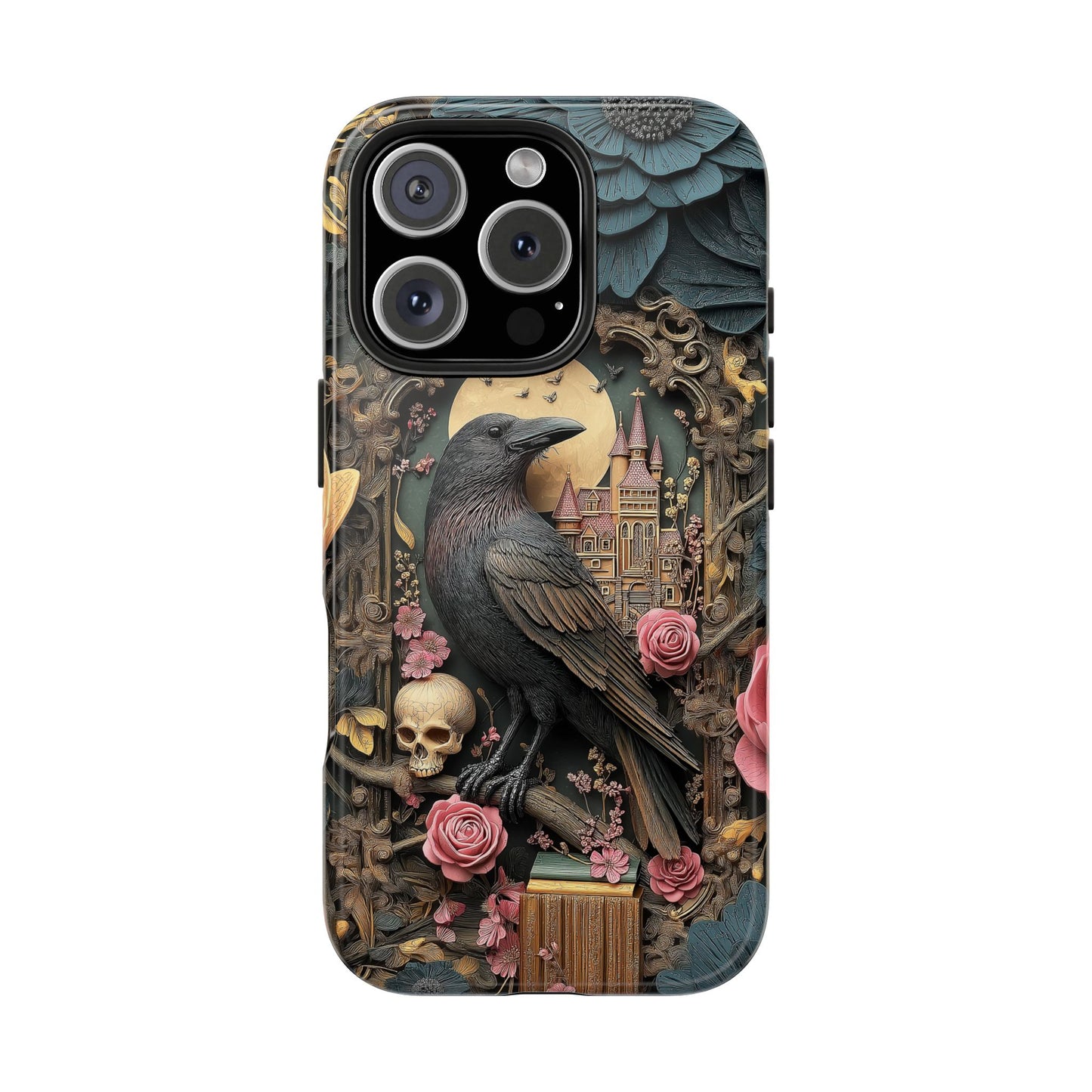 Gothic Raven Phone Case