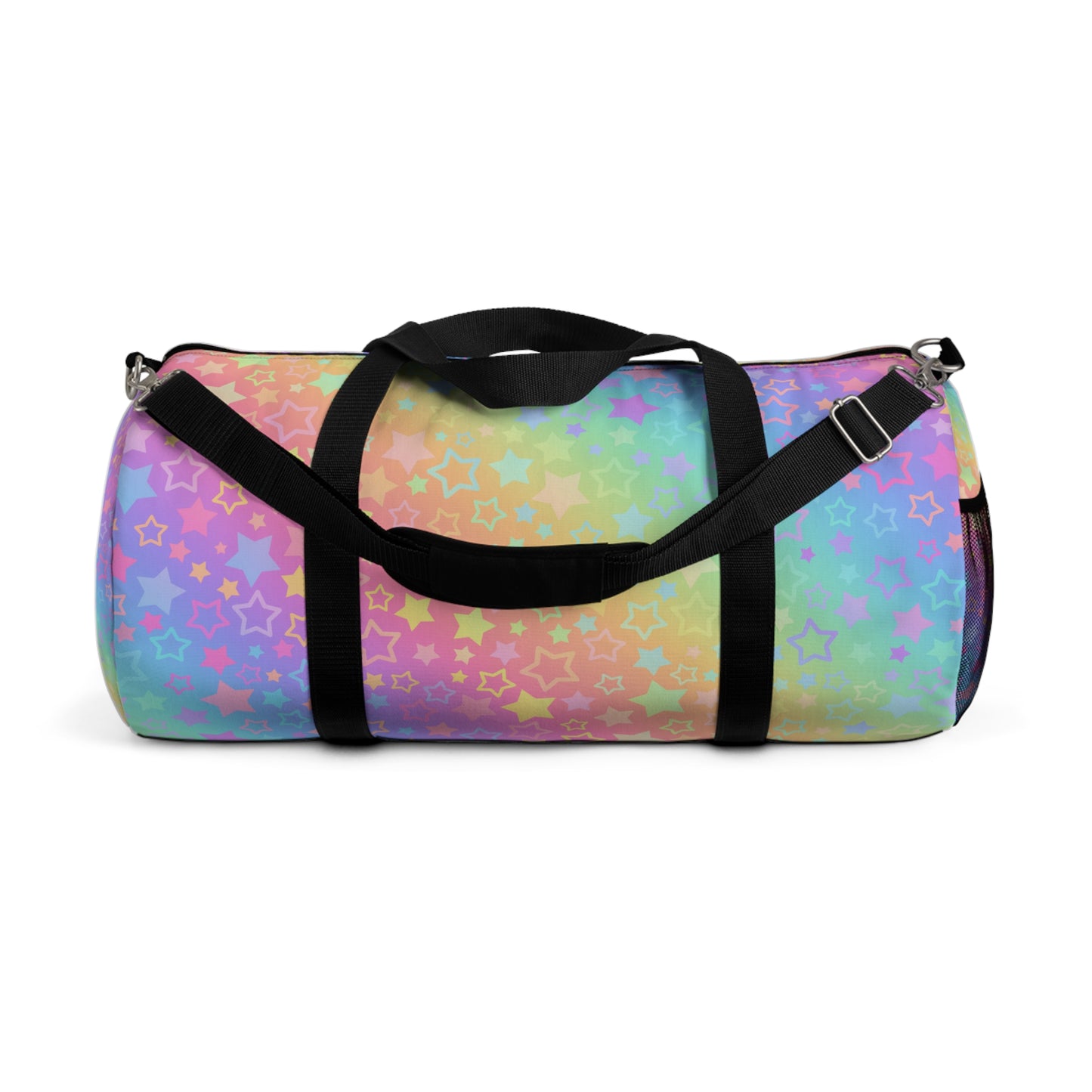 Pastel Rainbow Stars Duffel Bag