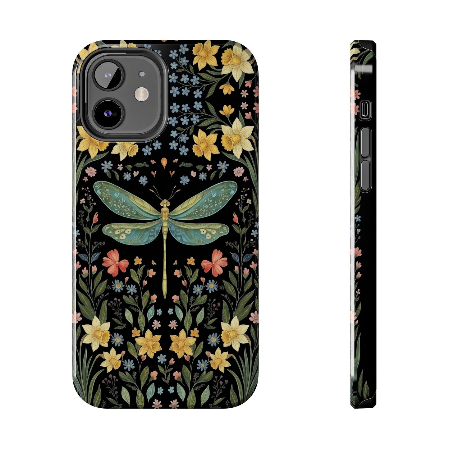 Dragonflies & Daisies Cottagecore Phone Case