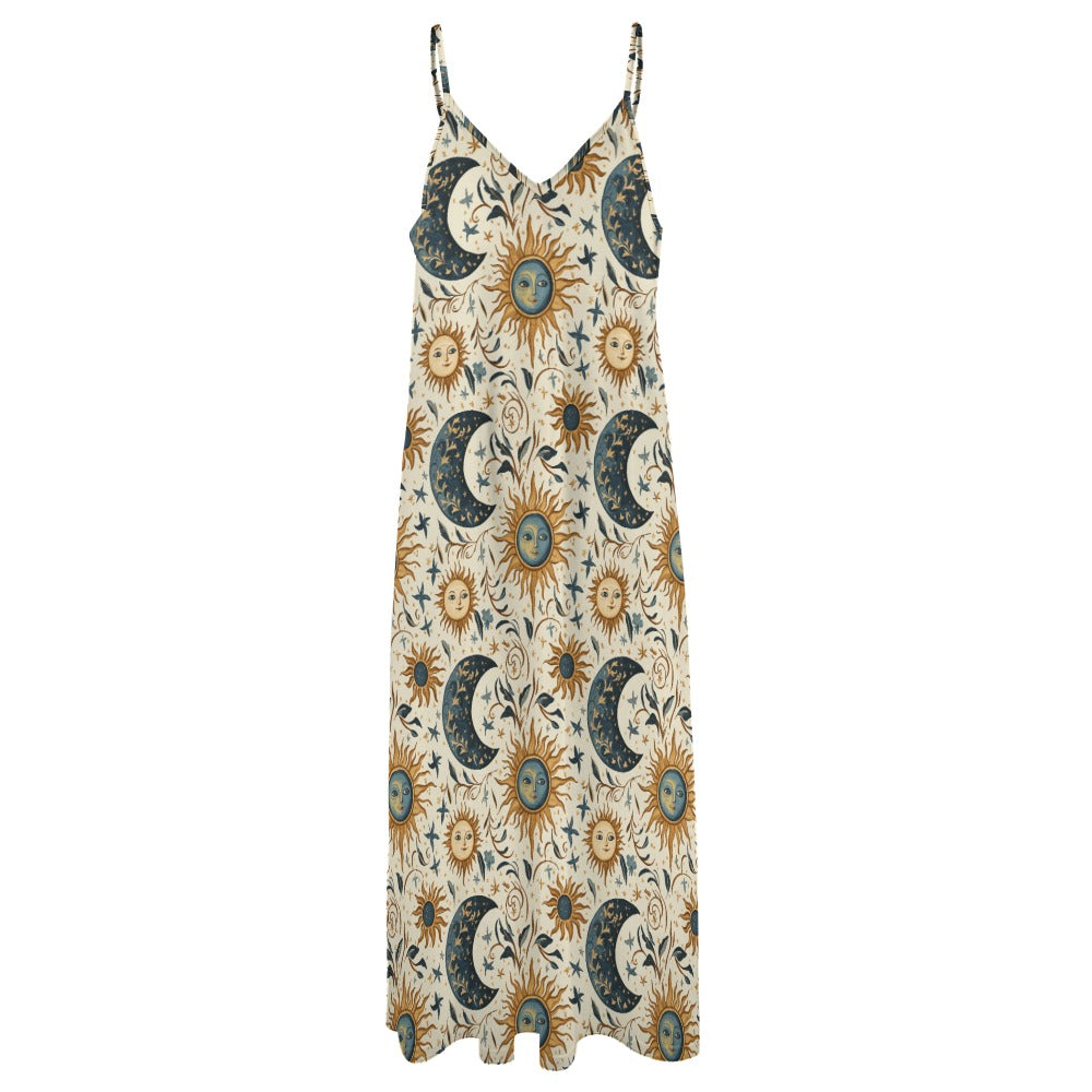 Medieval Suns & Moons Mystical Maxi Dress