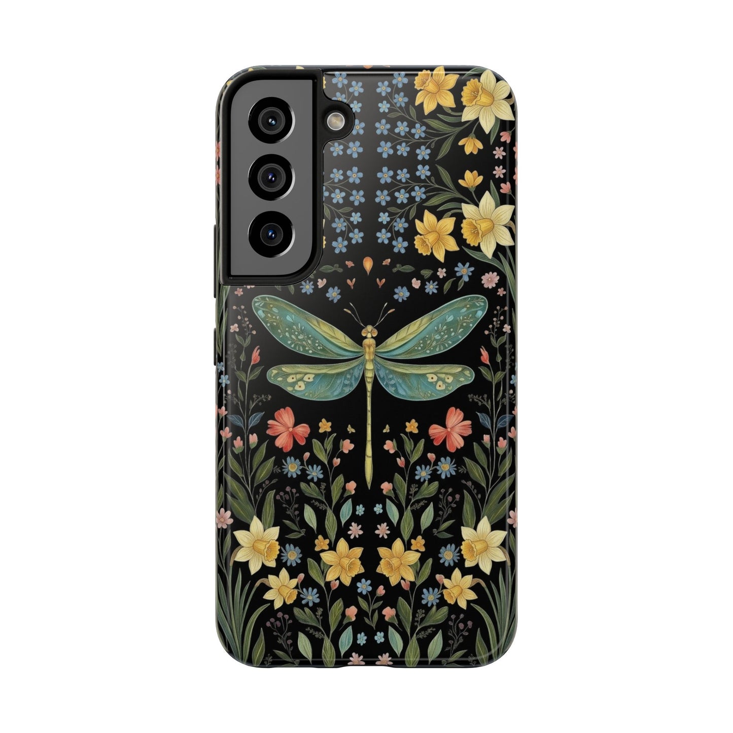 Dragonflies & Daisies Cottagecore Phone Case