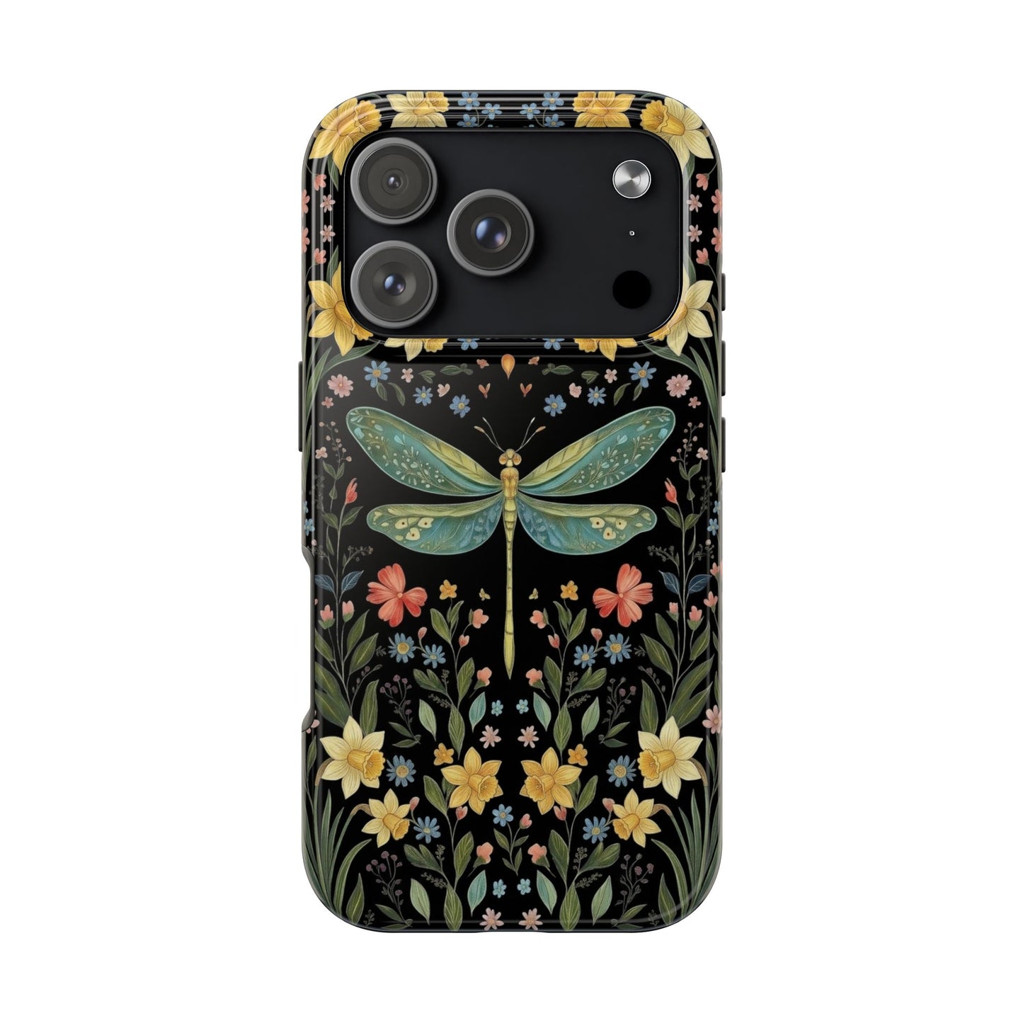 Dragonflies & Daisies Cottagecore Phone Case