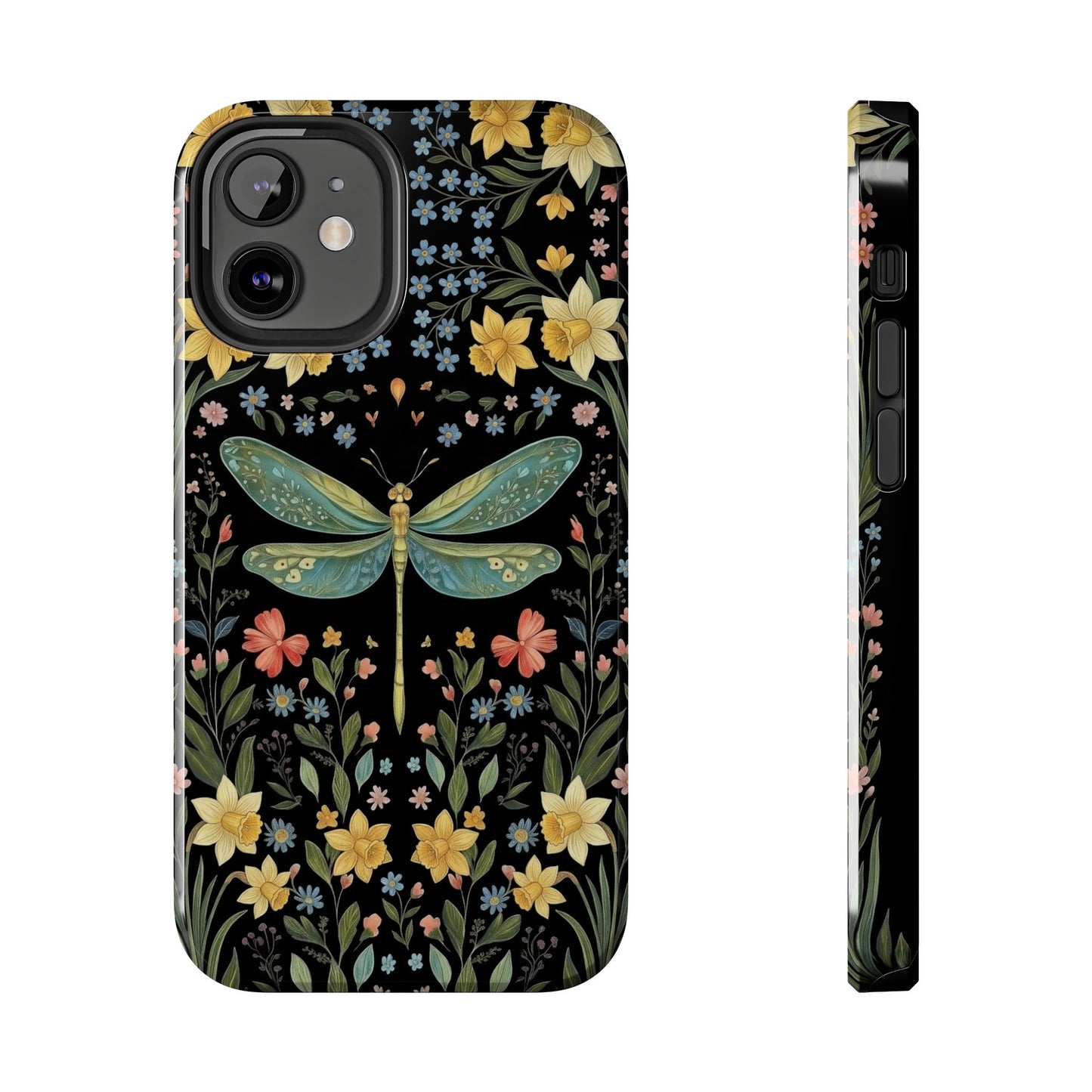 Dragonflies & Daisies Cottagecore Phone Case