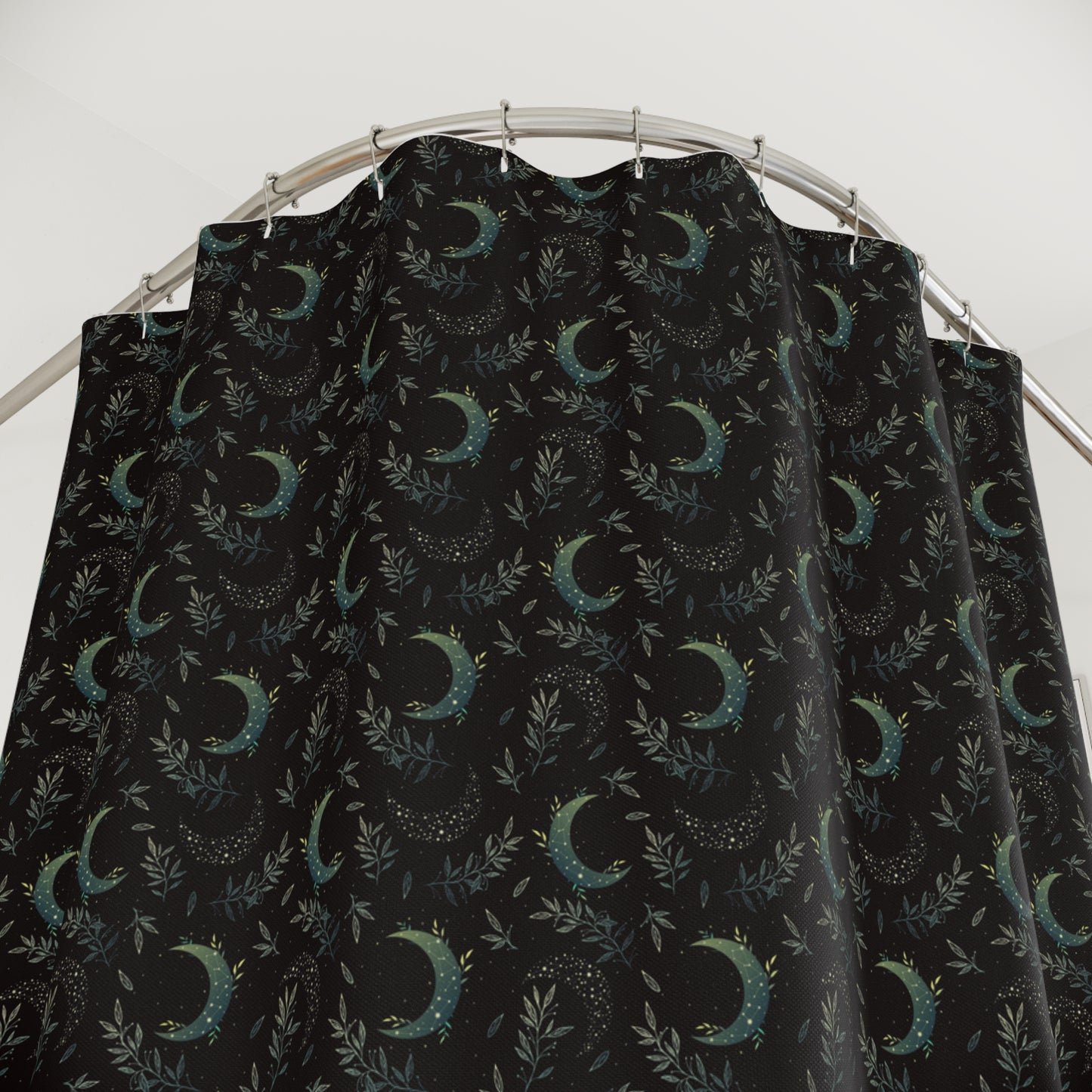 Witchy Forest Moons Shower Curtain & Bath Mat