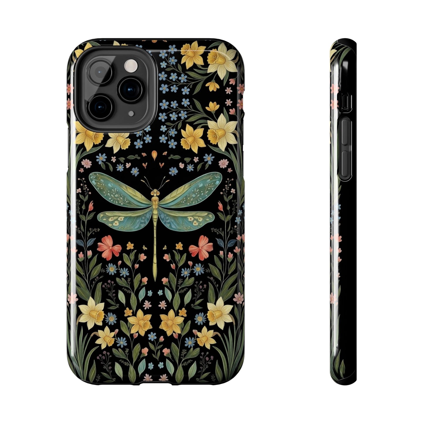 Dragonflies & Daisies Cottagecore Phone Case