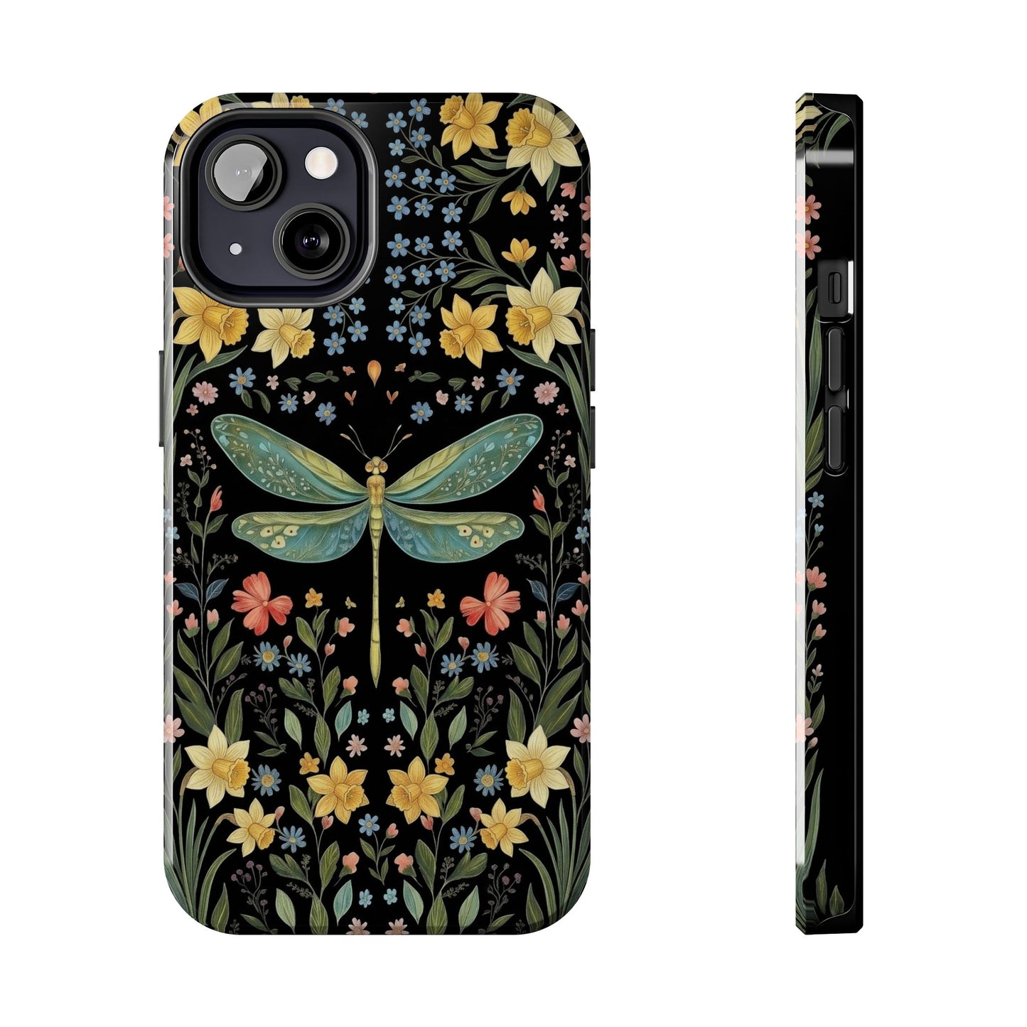 Dragonflies & Daisies Cottagecore Phone Case
