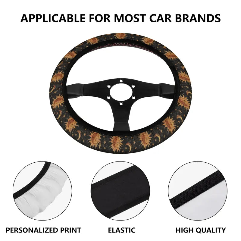 Whimsigoth Suns & Moons Car Seat Covers and Accessories
