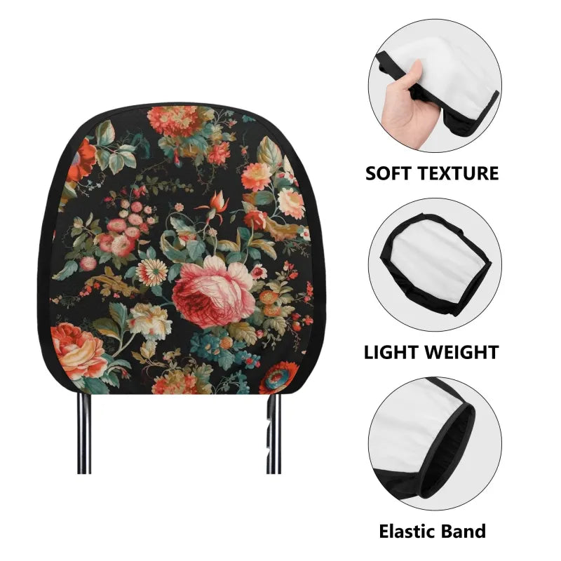 Cottagecore Rose Chintz Seat Covers