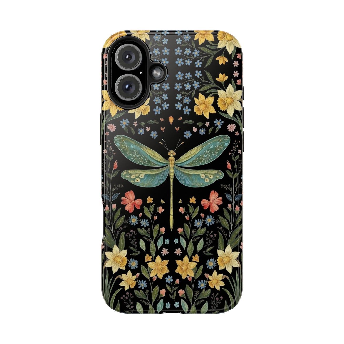 Dragonflies & Daisies Cottagecore Phone Case
