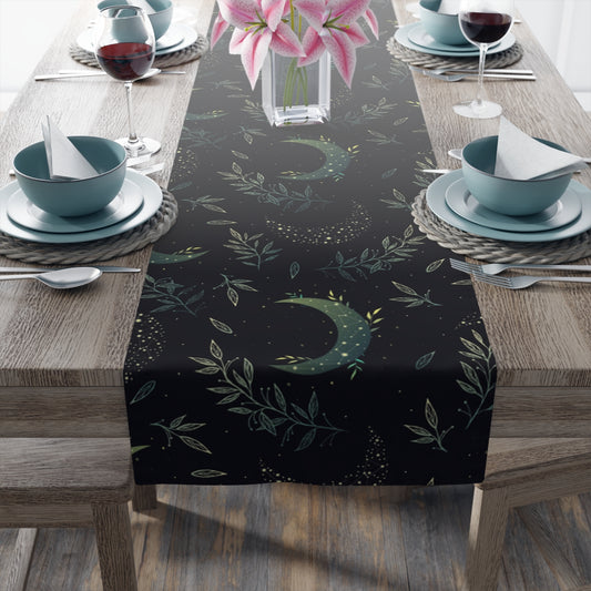 Forest Witchy Moons Table Runner