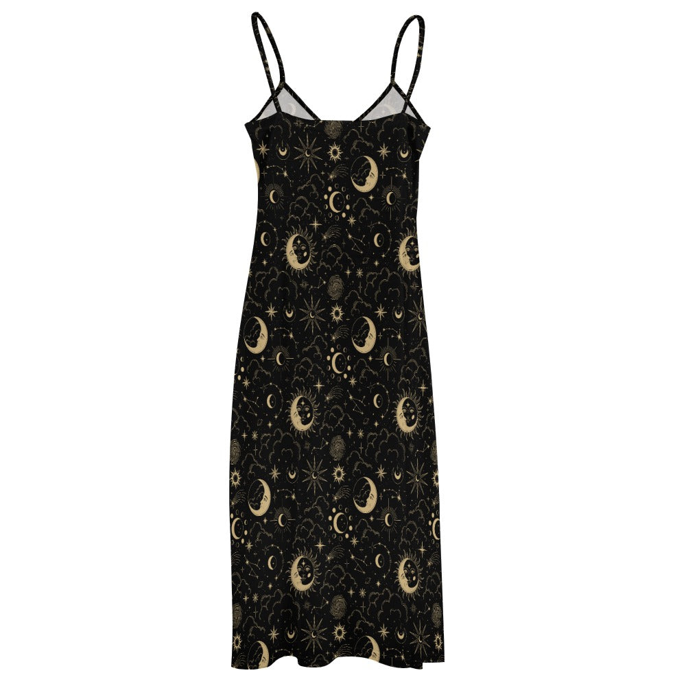 Celestial Moons Maxi Dress