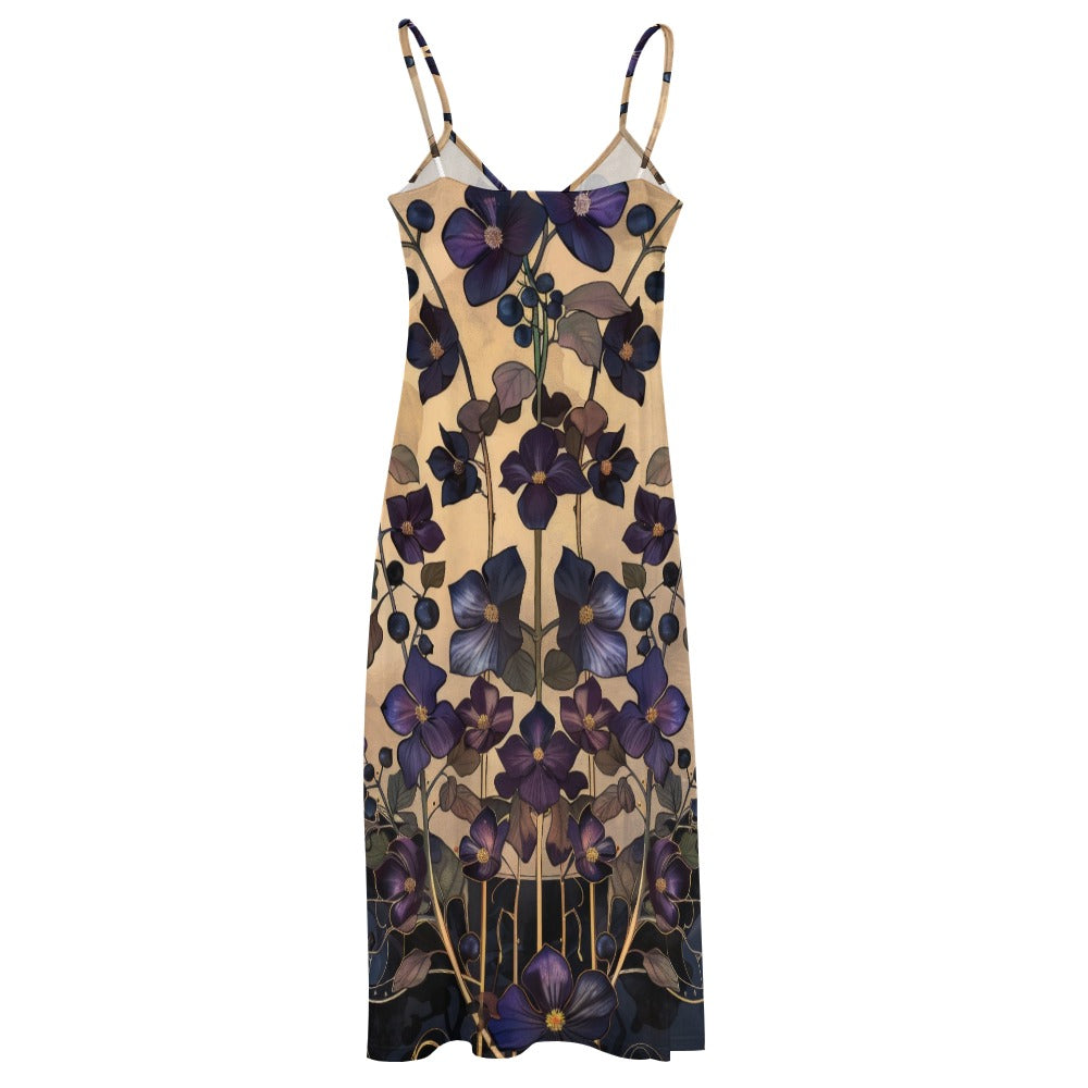 Boho Nightshade Garden Maxi Dress