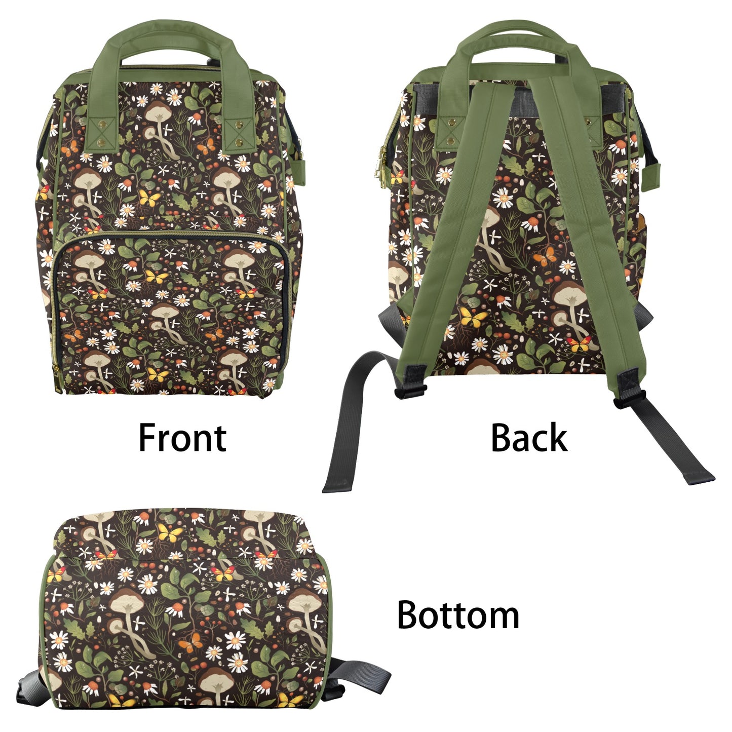 Goblincore Woodland Diaper Backpack