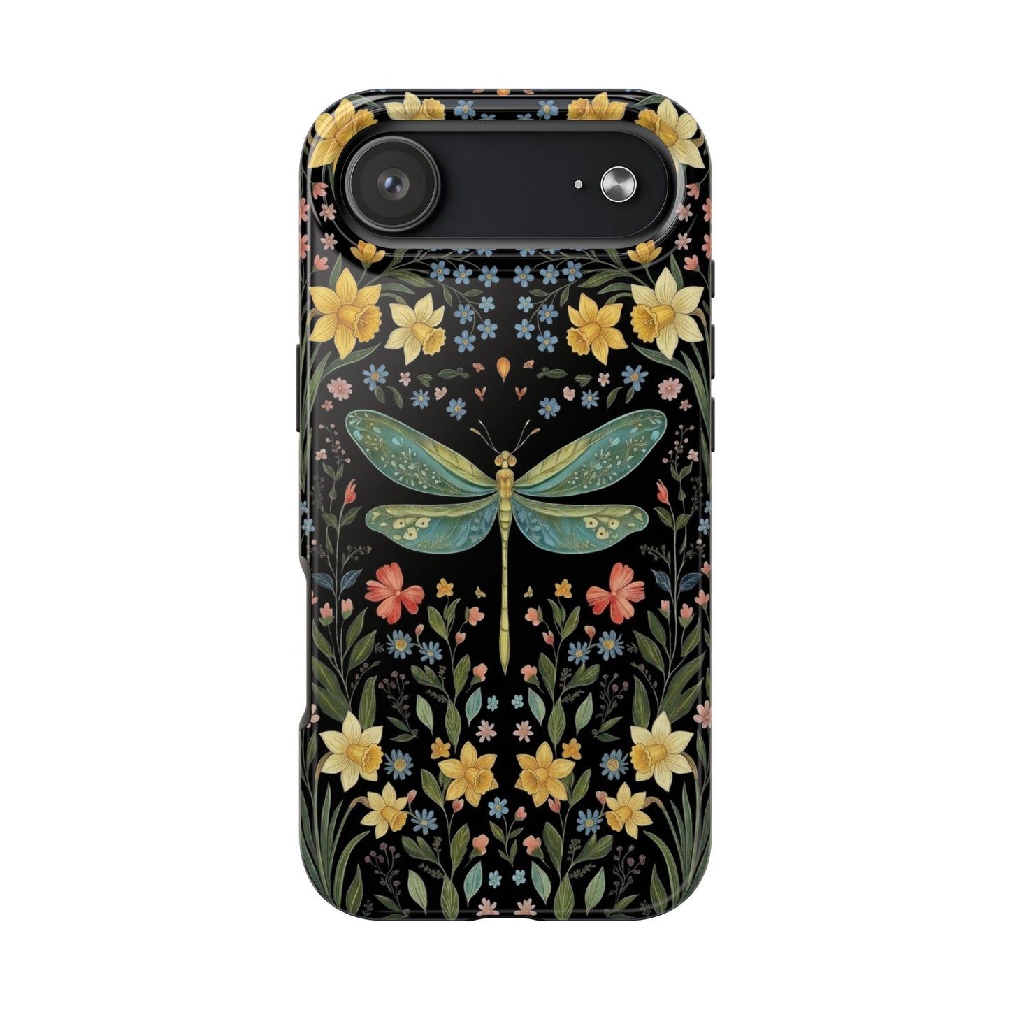 Dragonflies & Daisies Cottagecore Phone Case