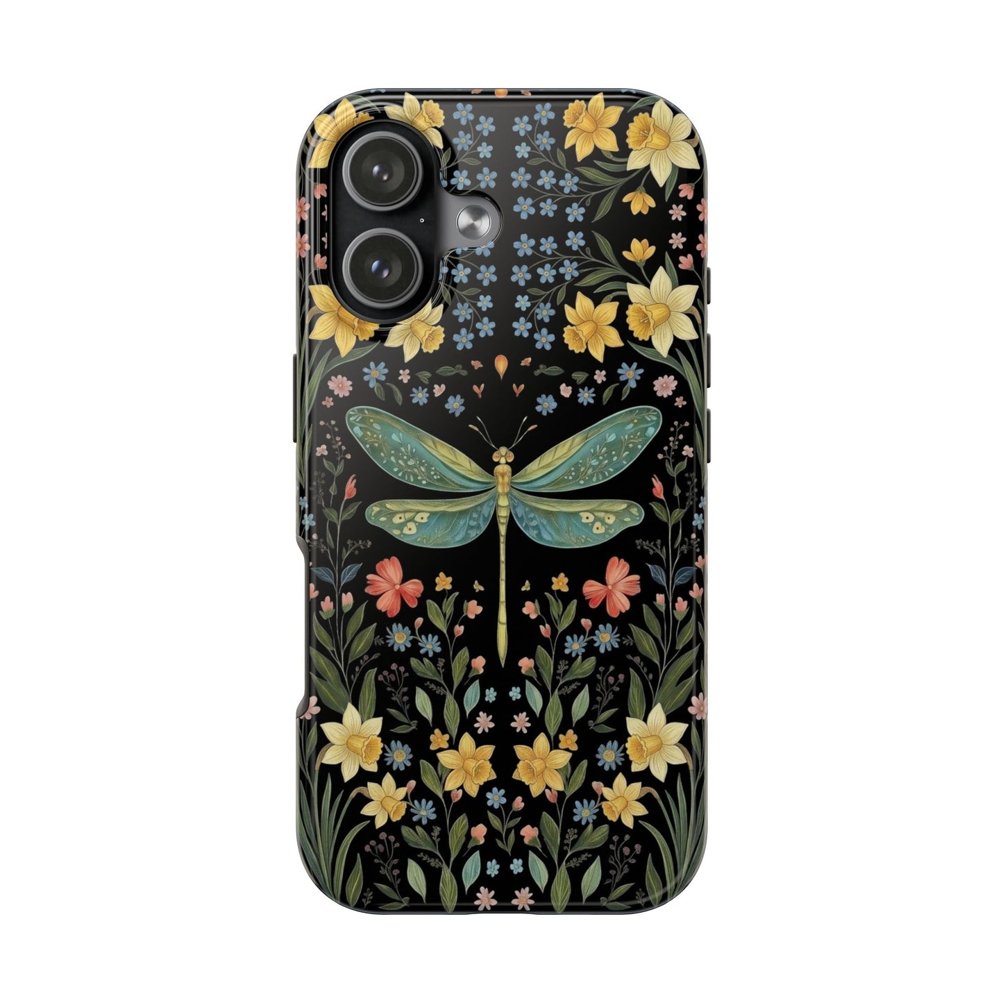 Dragonflies & Daisies Cottagecore Phone Case