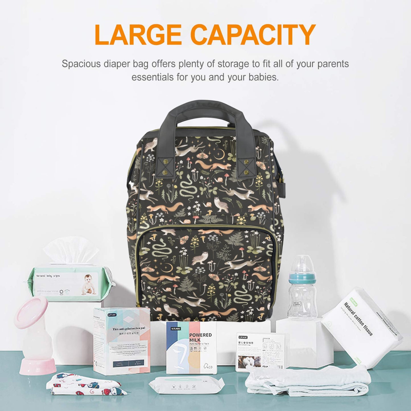 Fabled Fairy Forestcore Multifunction Diaper Backpack
