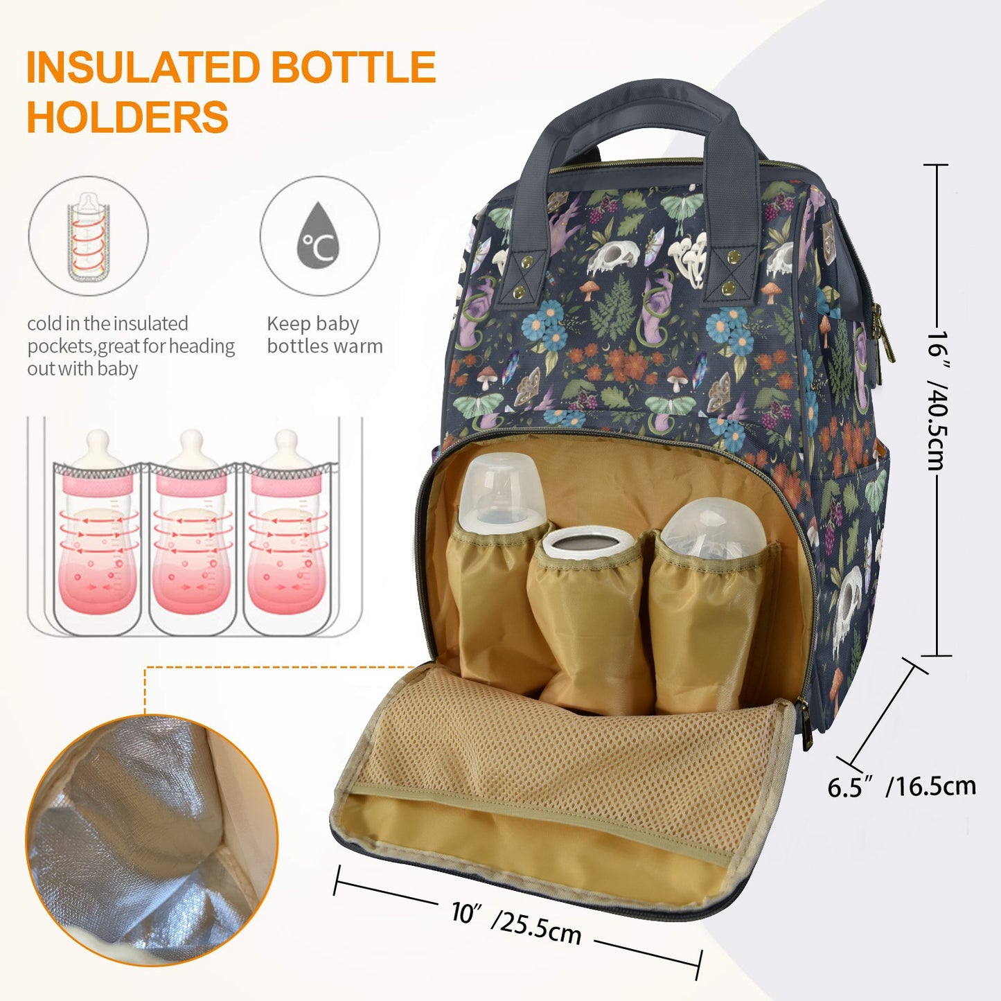 Goblincore Dark Forest Diaper Backpack