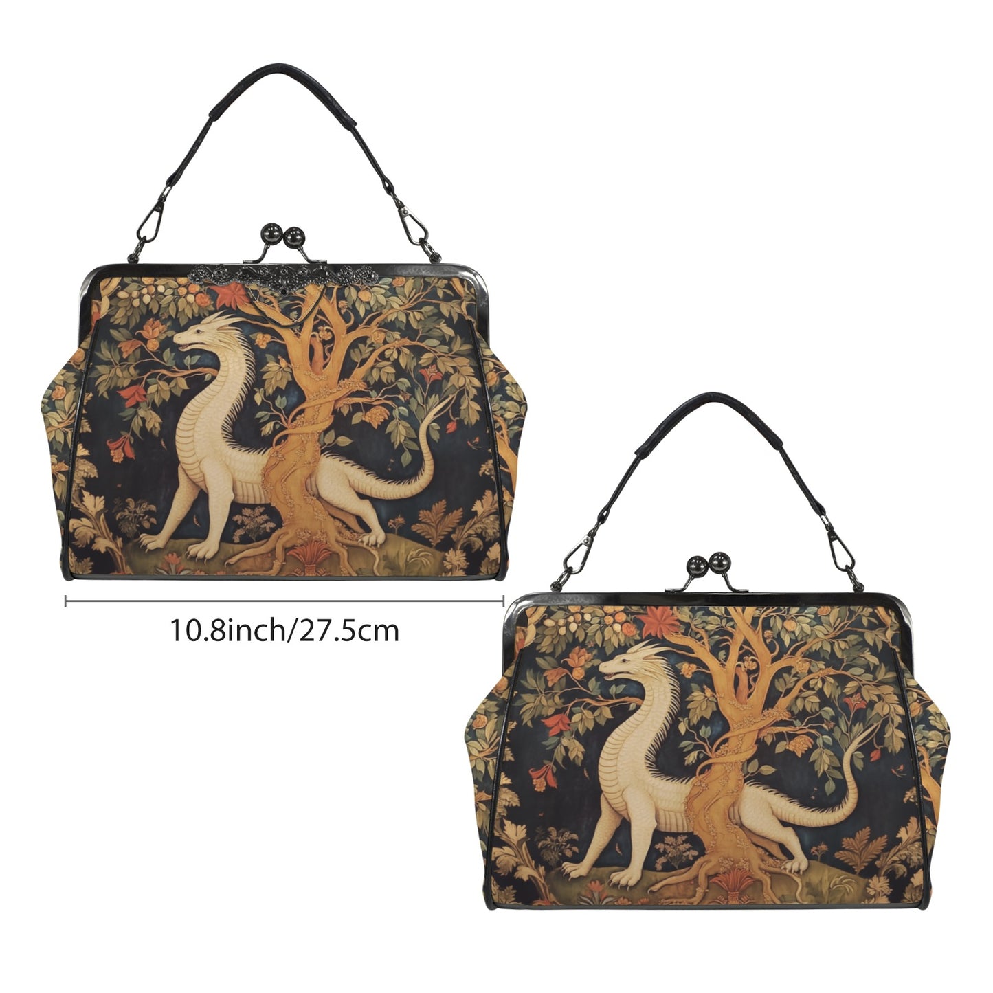Medieval Dragon Kisslock Purse