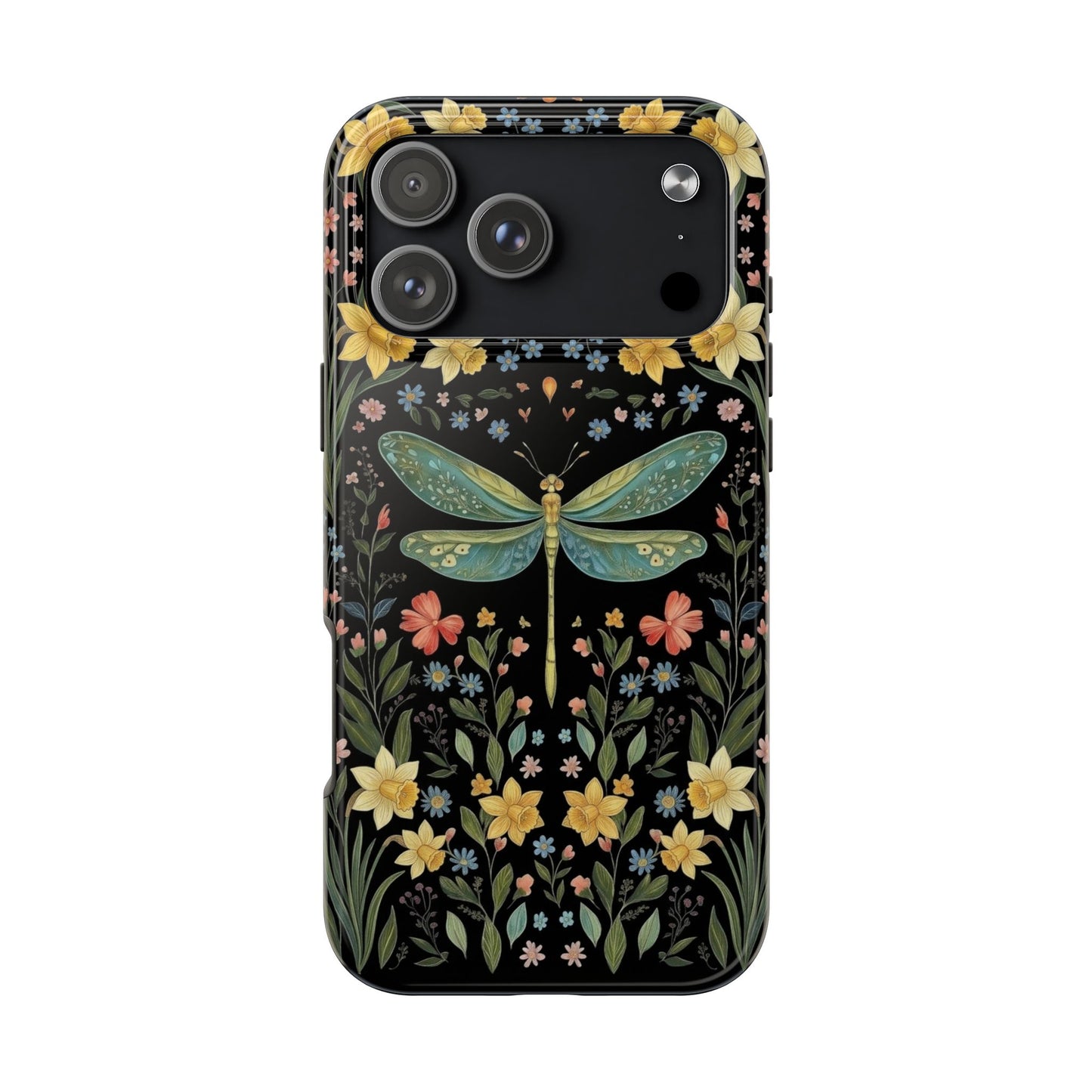 Dragonflies & Daisies Cottagecore Phone Case