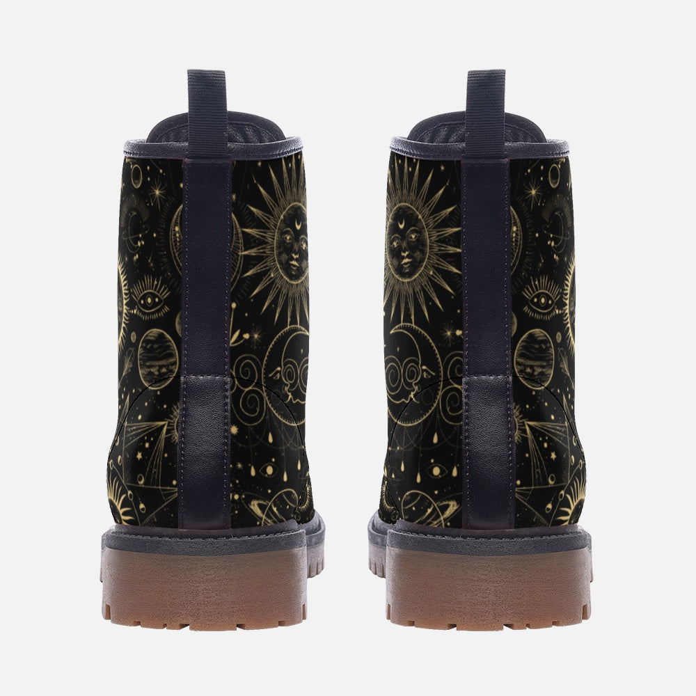 Witchy Celestial Vegan Boots
