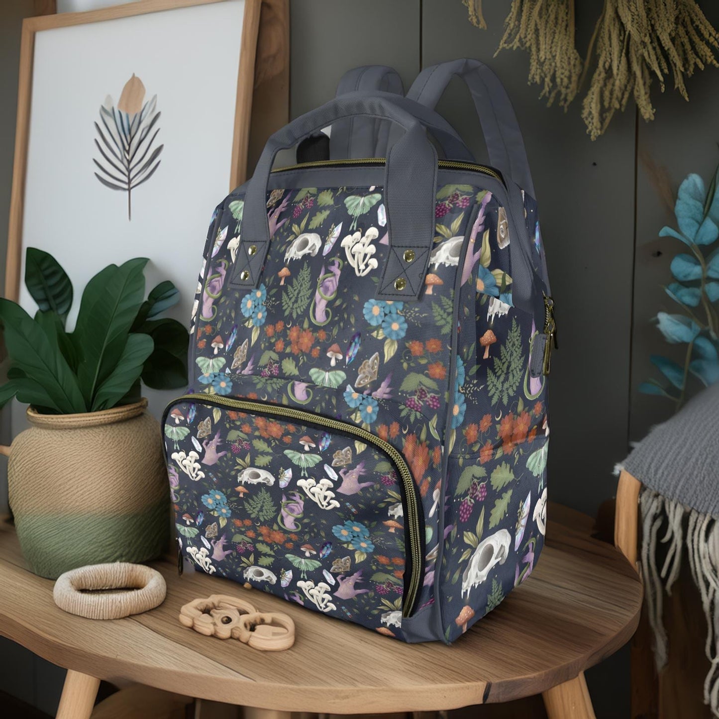 Goblincore Dark Forest Diaper Backpack