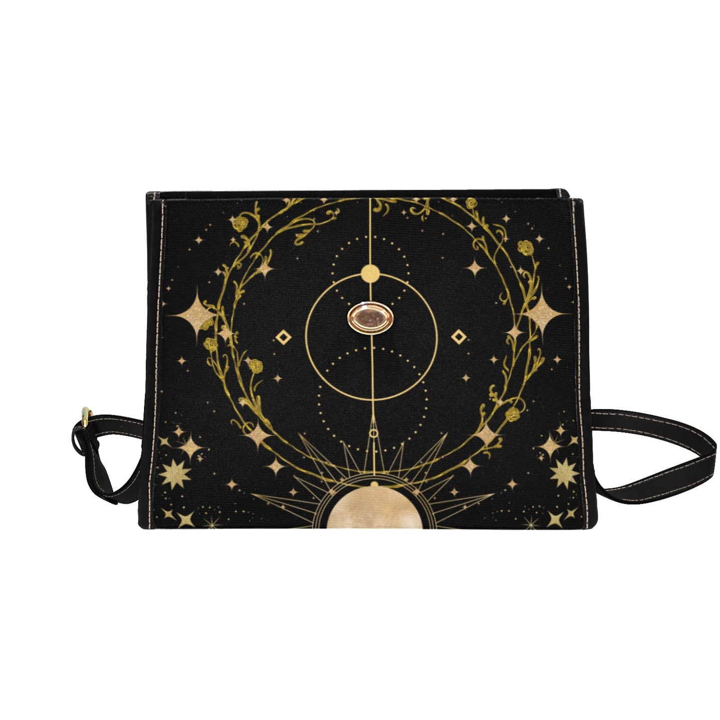 Dark Boho Celestial Satchel bag