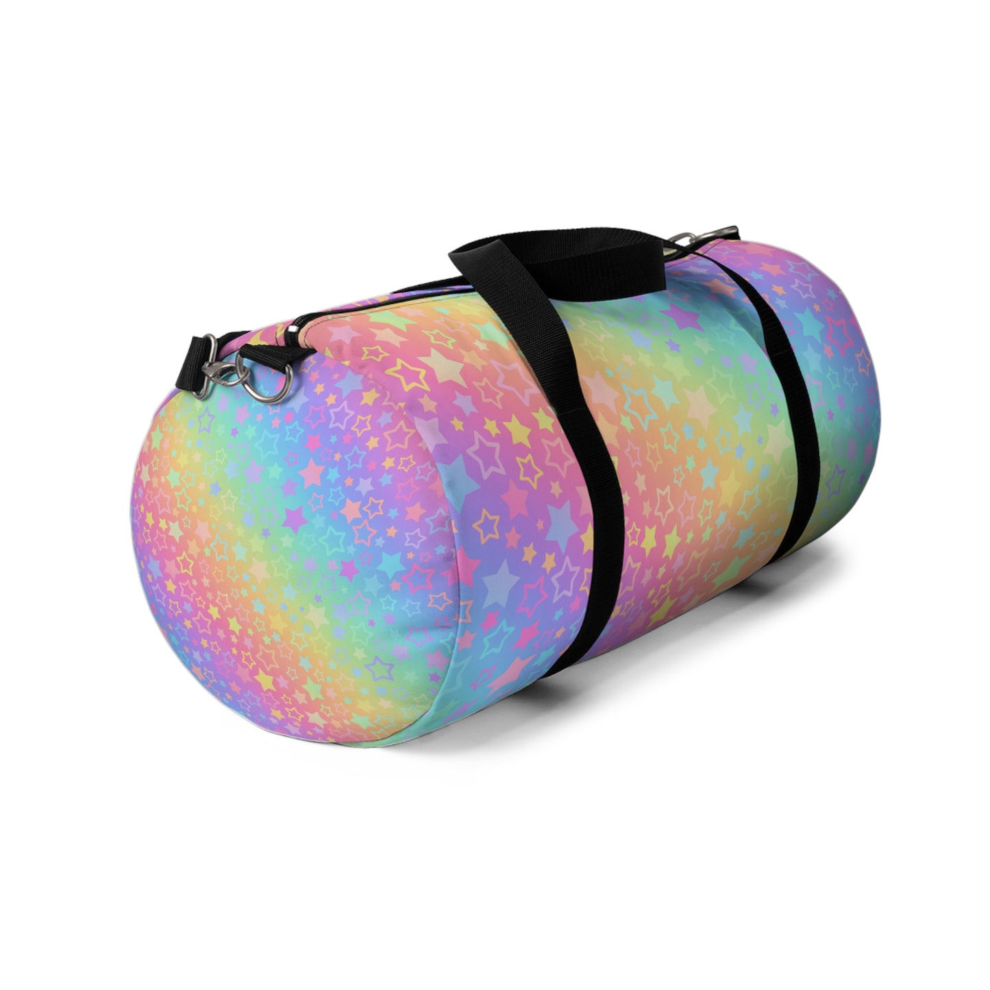 Pastel Rainbow Stars Duffel Bag