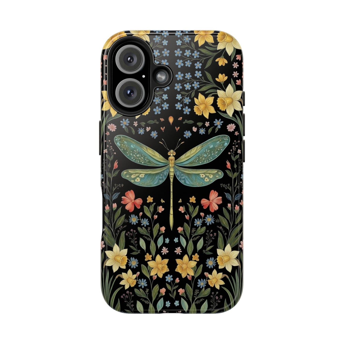 Dragonflies & Daisies Cottagecore Phone Case