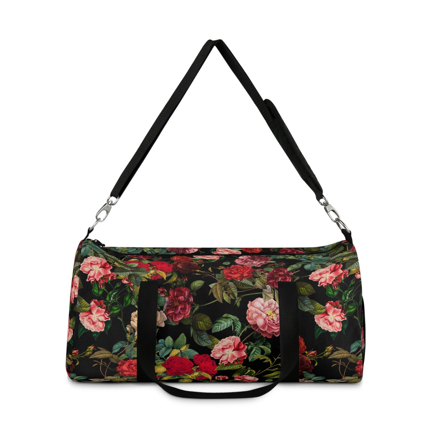 Vintage Dark Roses Whimsigoth Duffel Bag