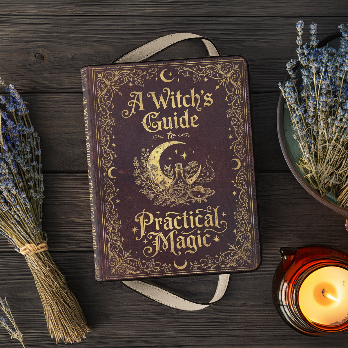 Witch's Guide to Practical Magic Book-shaped Purse