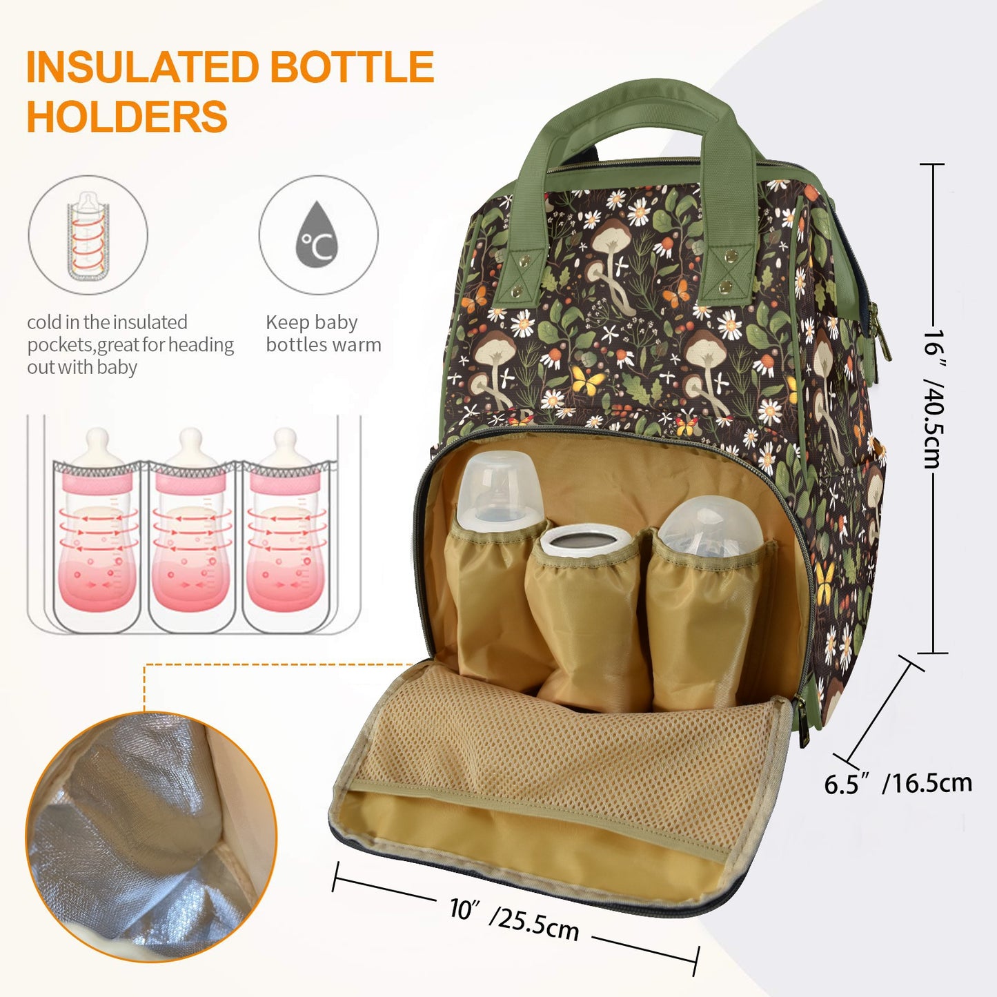 Goblincore Woodland Diaper Backpack