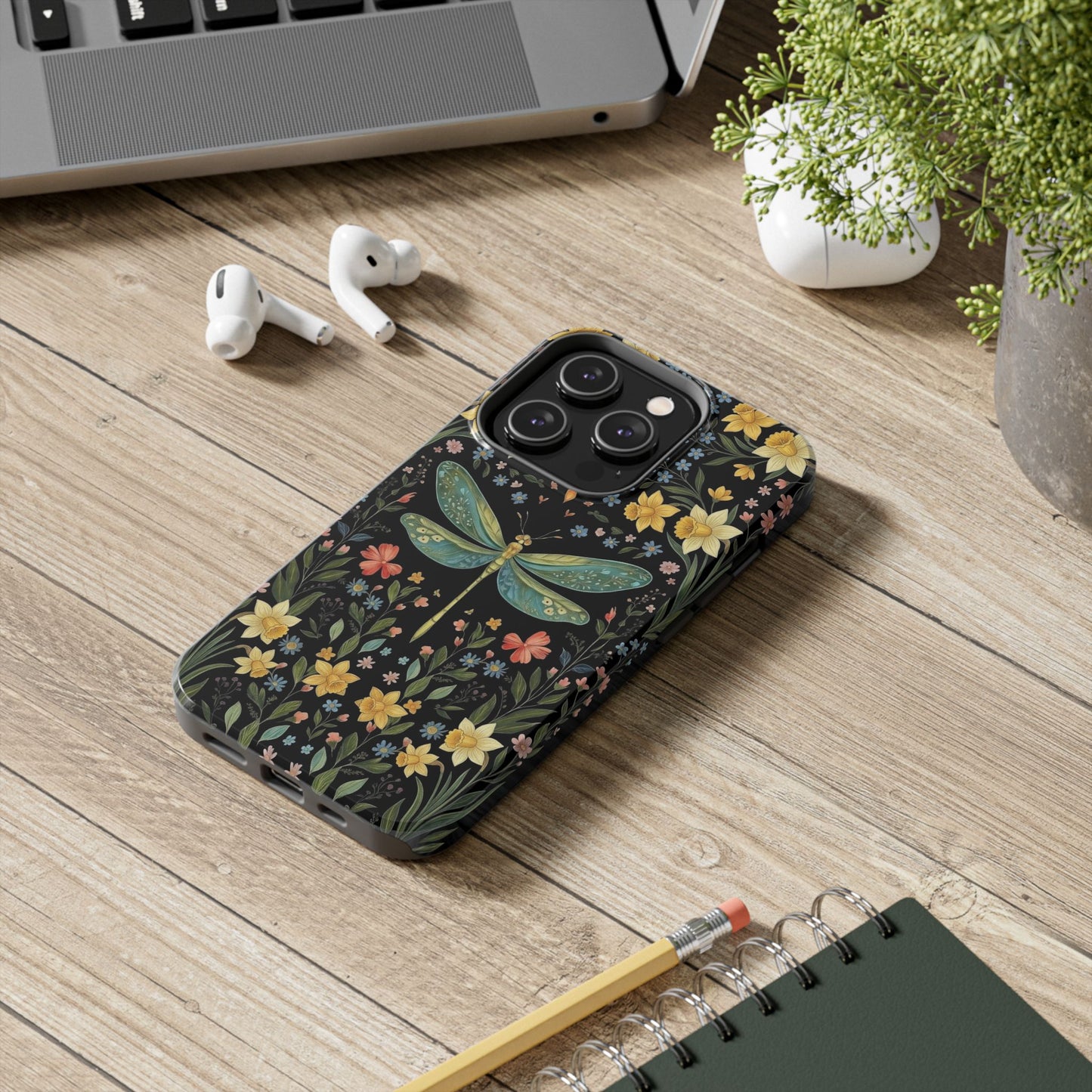 Dragonflies & Daisies Cottagecore Phone Case