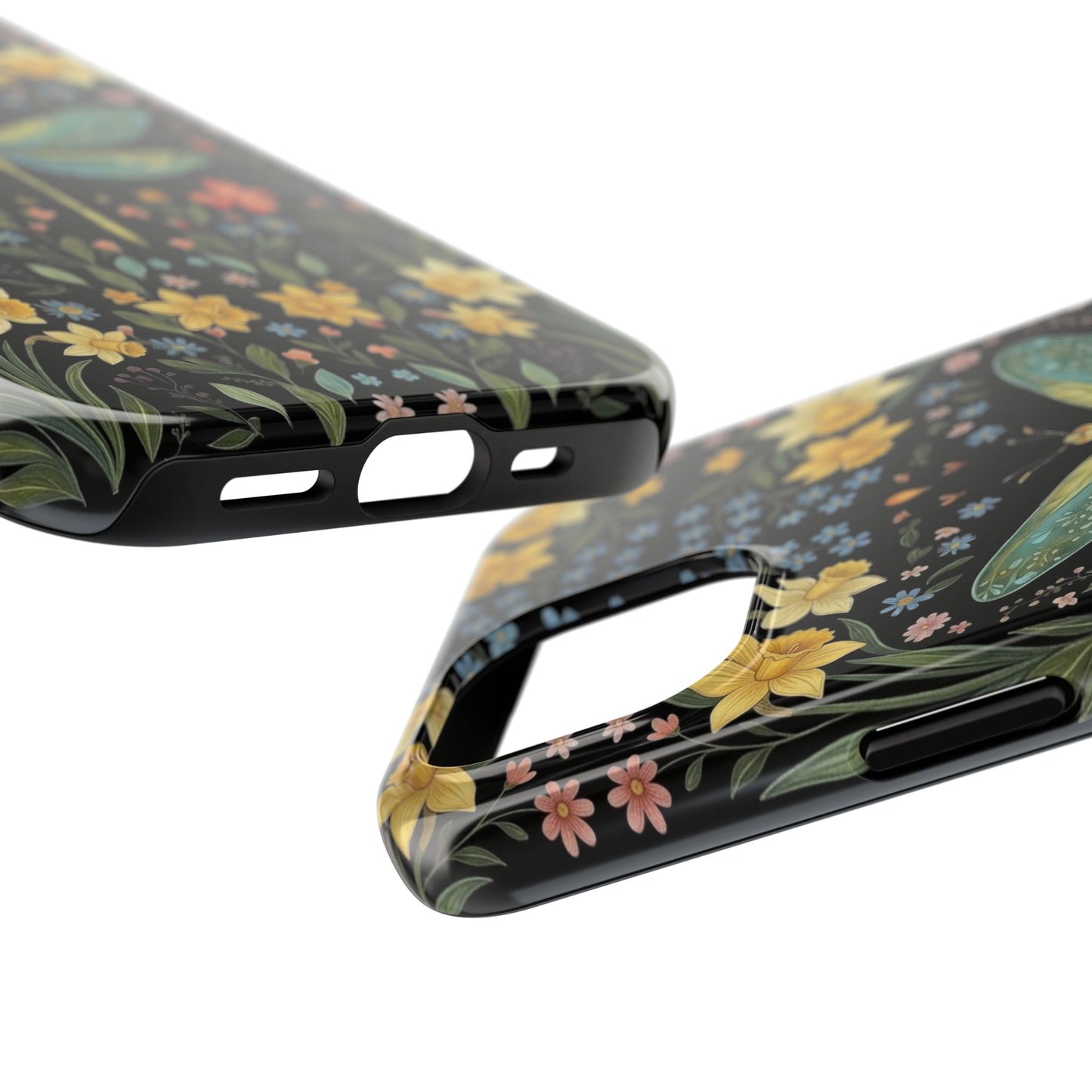 Dragonflies & Daisies Cottagecore Phone Case