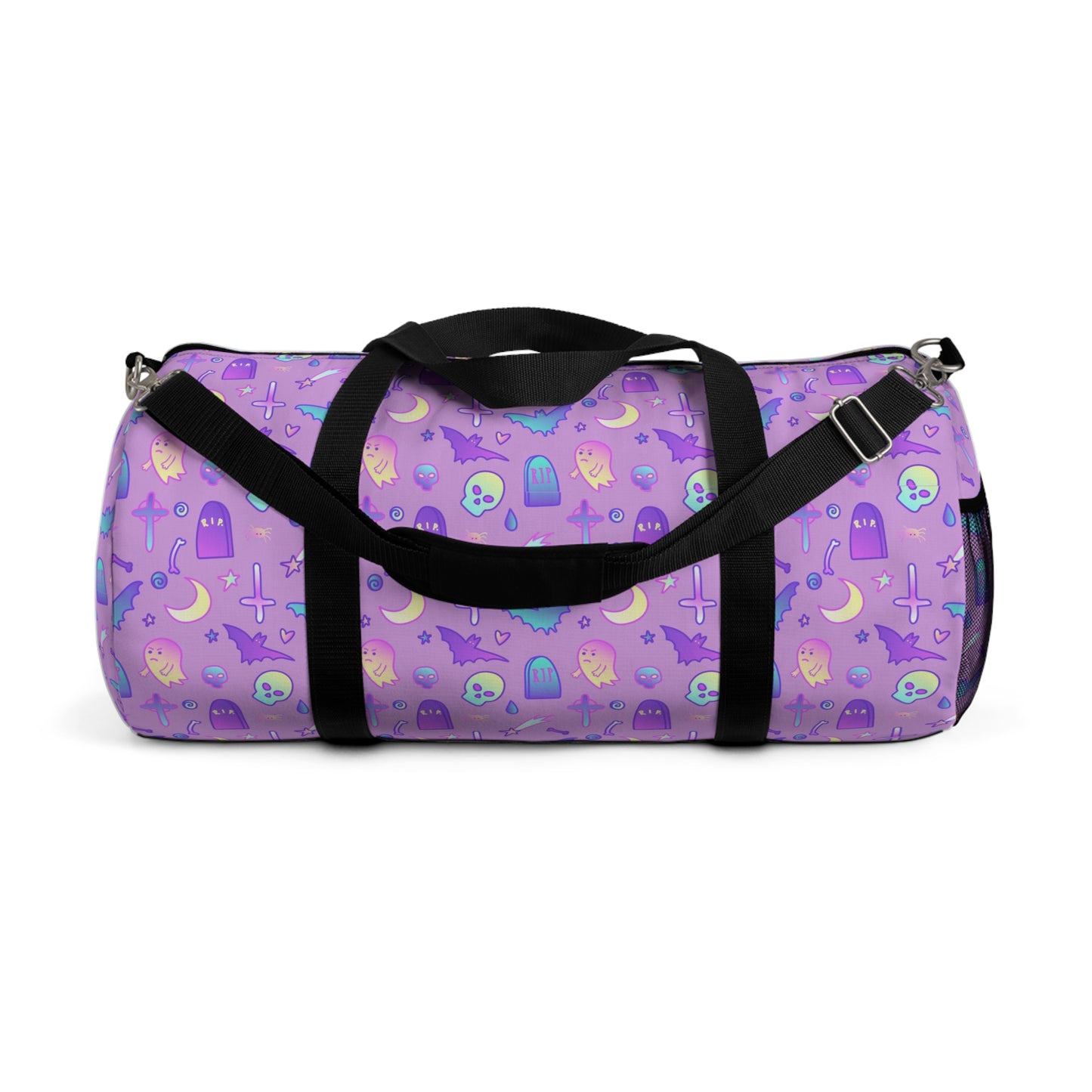 Violet Kawaii Pastel Goth Duffel Bag