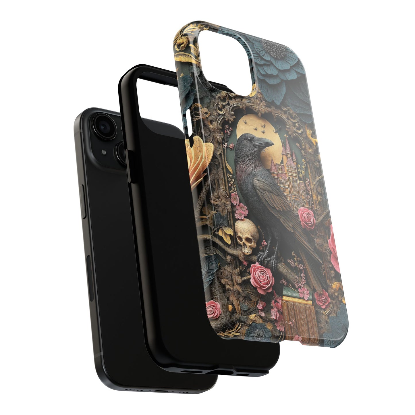 Gothic Raven Phone Case