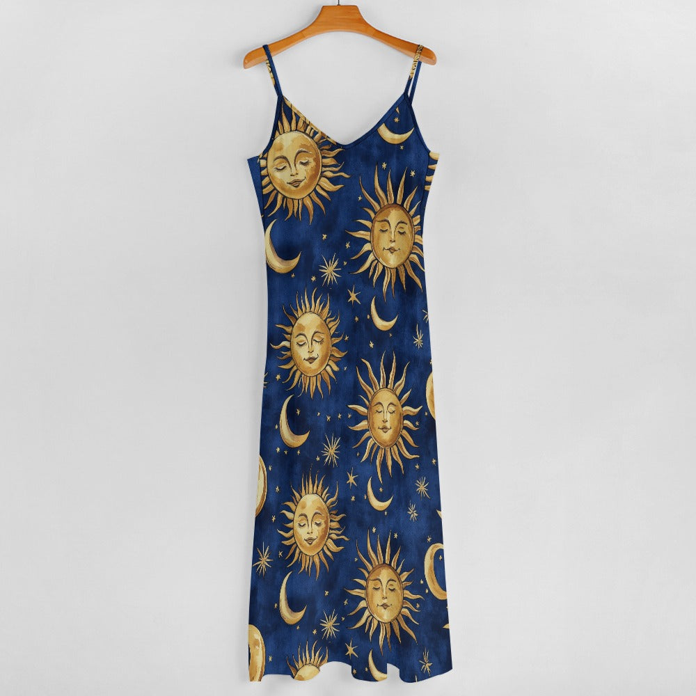 Whimsigoth Celestial Maxi Dress