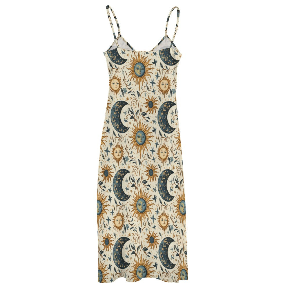 Medieval Suns & Moons Mystical Maxi Dress