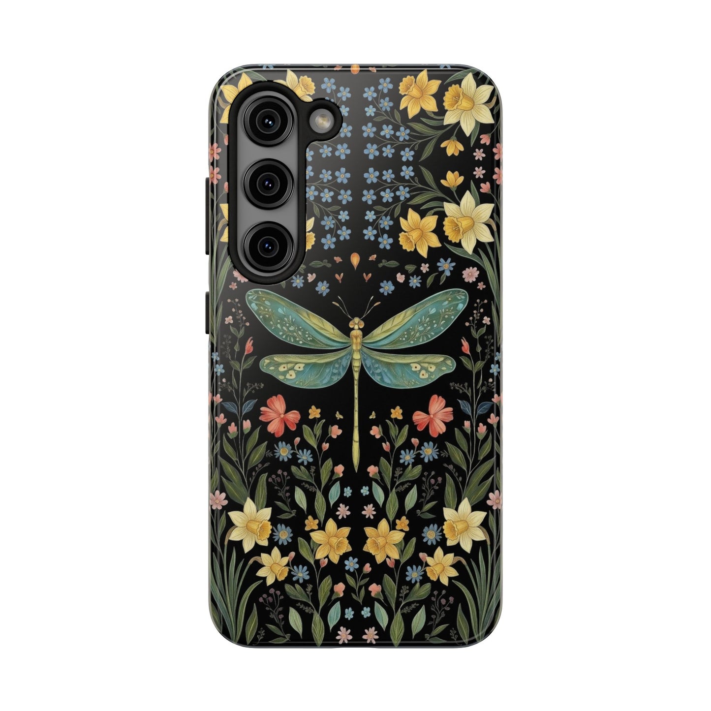 Dragonflies & Daisies Cottagecore Phone Case